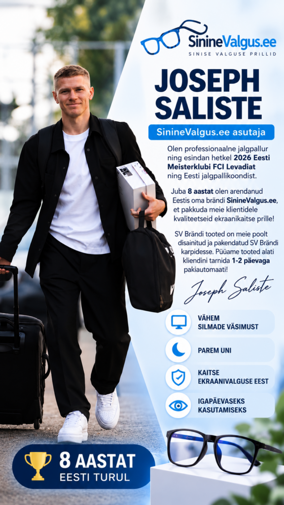 Joseph Saliste - Sininevalgus.ee e-poe asutaja ja brändi omanik