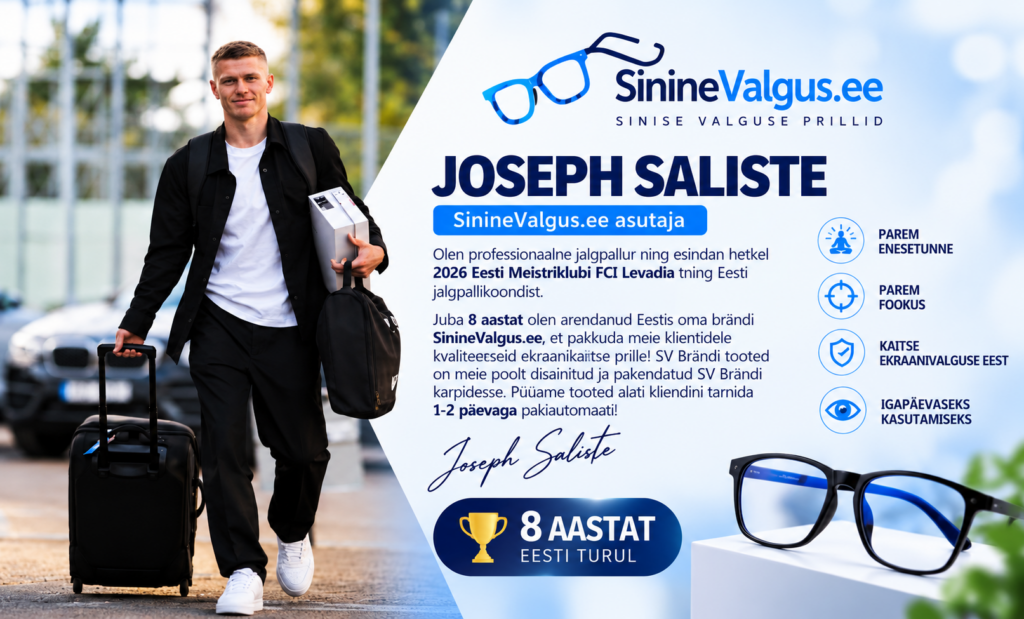 Arvutiprillid, sinise valguse prillid, blue light glasses e-pood Eestis sininevalgus.ee